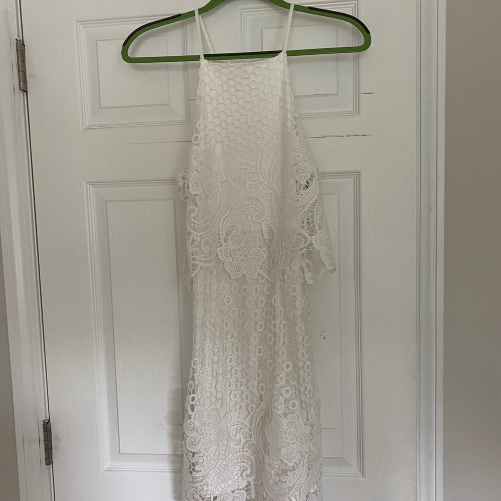 White Lace Dress- never worn tags still on!
